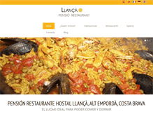 Tablet Screenshot of pensionllanca.com